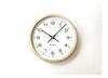 KATOMOKU muku clock 11 natural wall clock continuous second hand km-94NA 306mm (radio clock)
