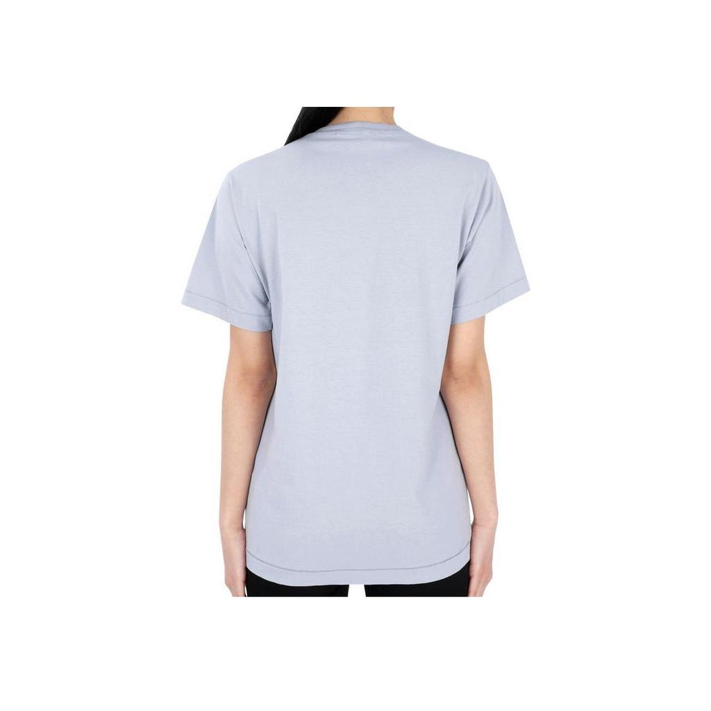 Stone Island Plain Round Neck Pullover Short Sleeve T-Shirt Kids tops Light-Blue 781620347-V0047