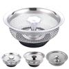 Kitchen Sink Filter Rustproof High-density Stainless Steel Mesh Bath Drain Stopper for Restaurant