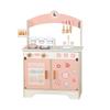 Wooden Children's Large Simulation Pink Kitchen Che Che Le Suit Toy
