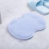 Duș exfoliant Racletă de masaj pentru baie Covoraș de baie anti-alunecare Perie de masaj pentru spate Silicon pentru spălarea picioarelor Instrument de baie pentru curățarea corpului