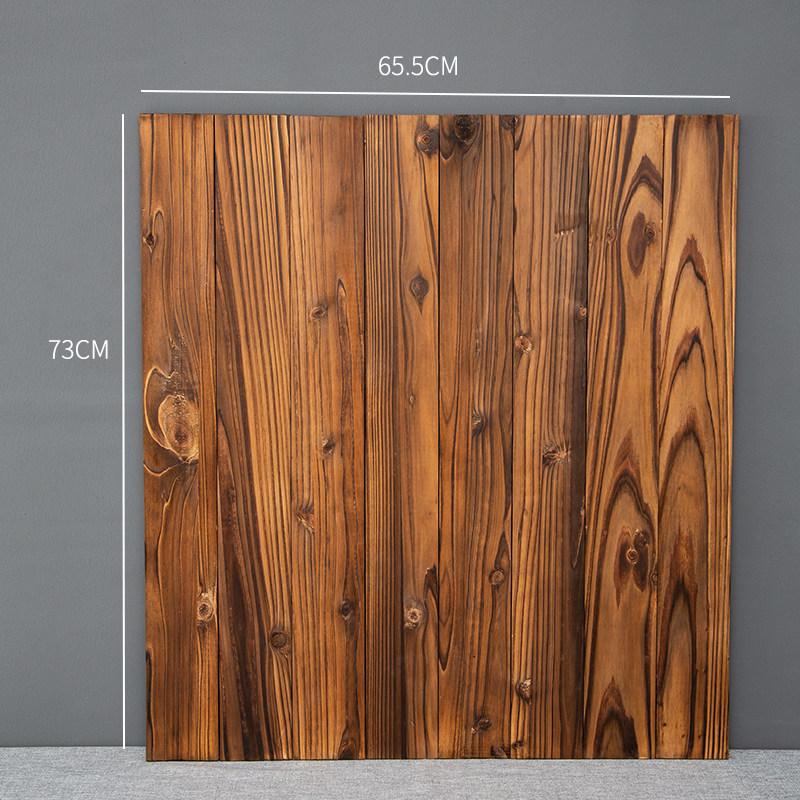 Vintage Fotorekvisita och Matdisplay i Massivt Trä