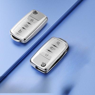 Étui Porte-Clés de Voiture Coque de Protection Complète Sac pour VW Volkswagen Polo Tiguan Passat Golf Jetta Lavida Skoda Octavia