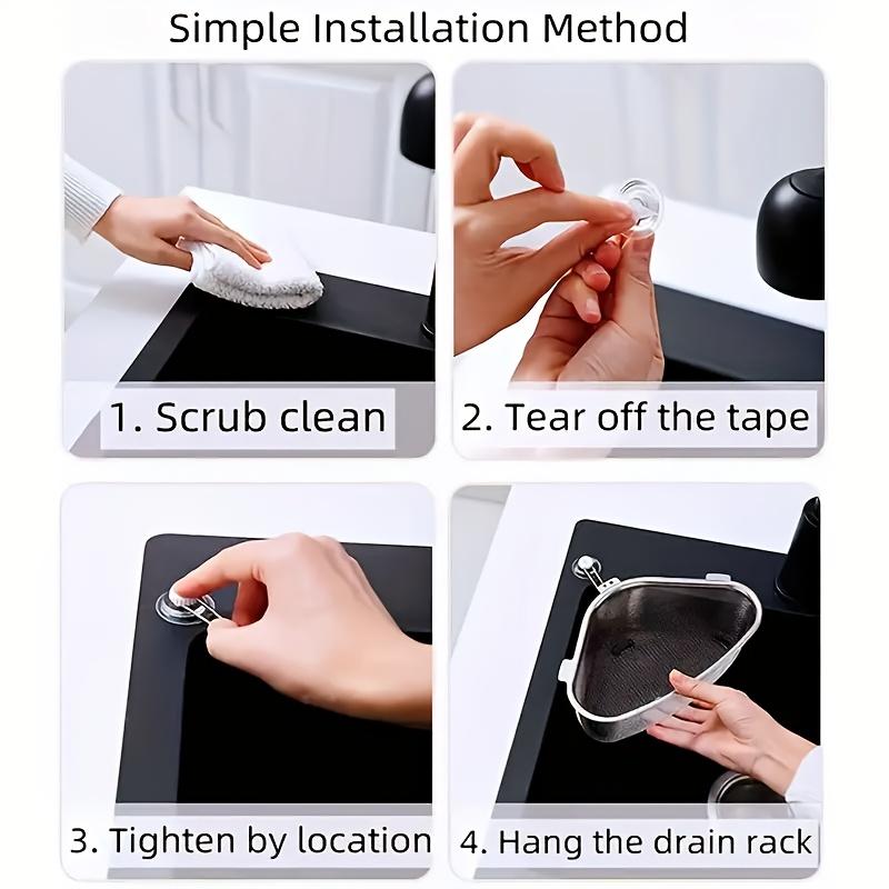 Sleek Sink Basket, 3.0KG Capacity, Polished Filter for Kitchen & Small Spaces.