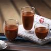 80/250/350/450ML Double Wall Glass Coffee Mug Tea Beer Milk Mug Handmade Transparent Lemon Mug Drinkware Copo Caneca Criativa