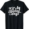 It's Cleaning Day Cleanse Cleaner Clean T-Shirt - Unisex-Adults & Kids - Black - Small - Short Sleeve - Cotton 65%, Polyester 35%