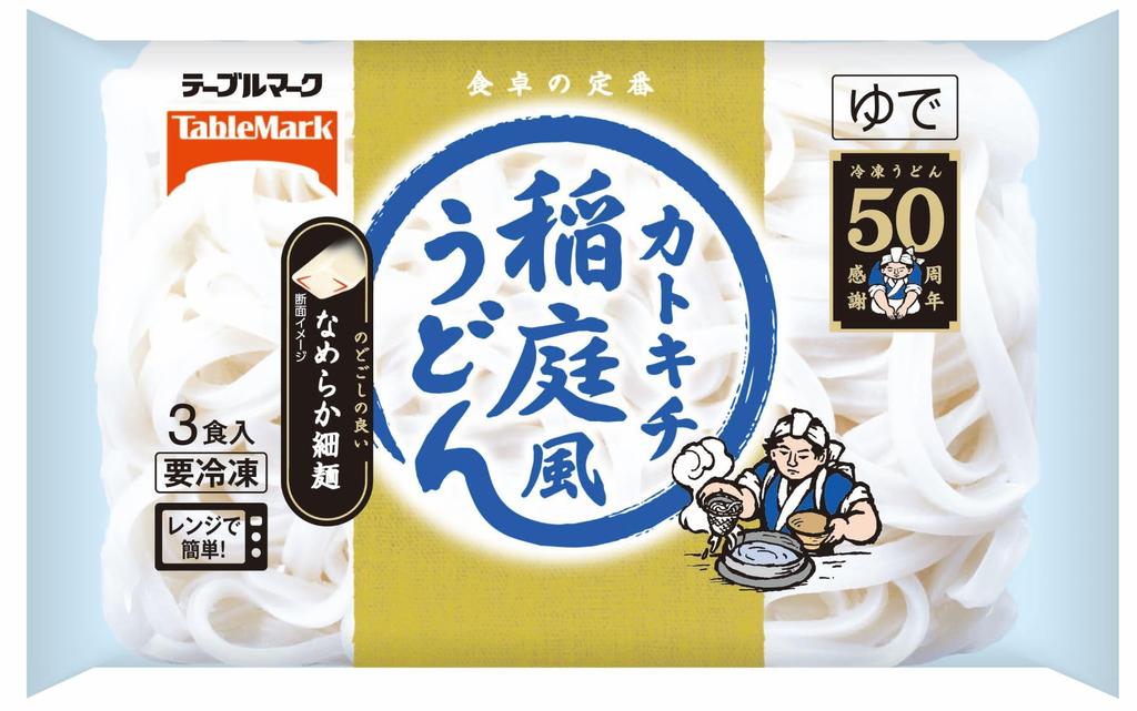 [Frozen] Table Mark Inaniwa-style Udon, 3 Servings (Multi-package), 540g X 6 Bags