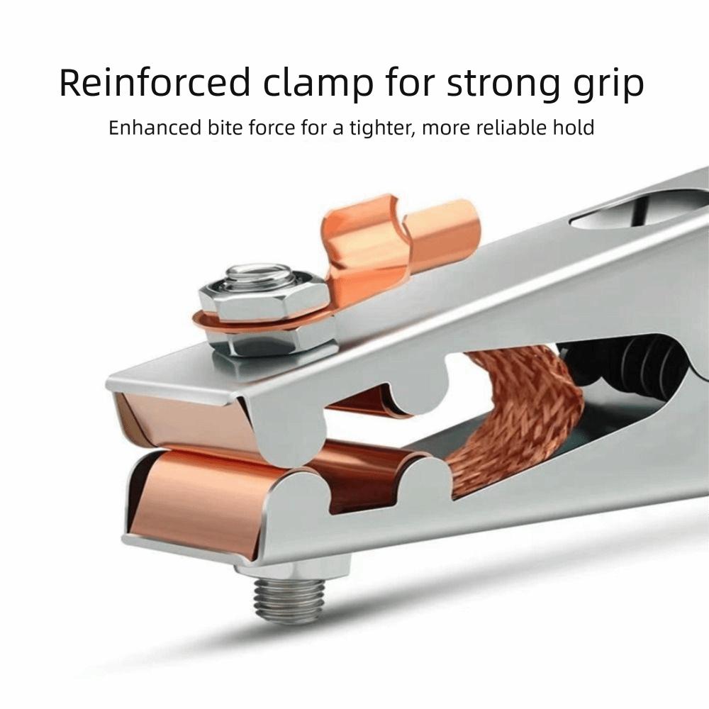 300A Electroplated Ground Clamp Electrical Accessories Grounding Welding Earth Clip Welding Machine Manual Welder Welding Tongs