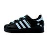 Originals Superstar 2 Abriebfest Abriebfest Niedrig geschnitten Skateboard-Schuhe Damen Schwarz Blau JI0079( team927-)
