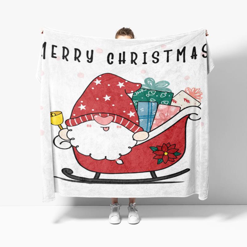 Dekoracja domu pluszowy koc Sofa koc Narzuta łóżko puszyste miękkie koce wystrój Kratka Nowoczesny Halloween Wesołych Świąt zima