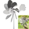 Waterproof Metal Wind Spinner for Yard Removable Wind Sculptures Rotating Garden Pinwheels  Outdoor