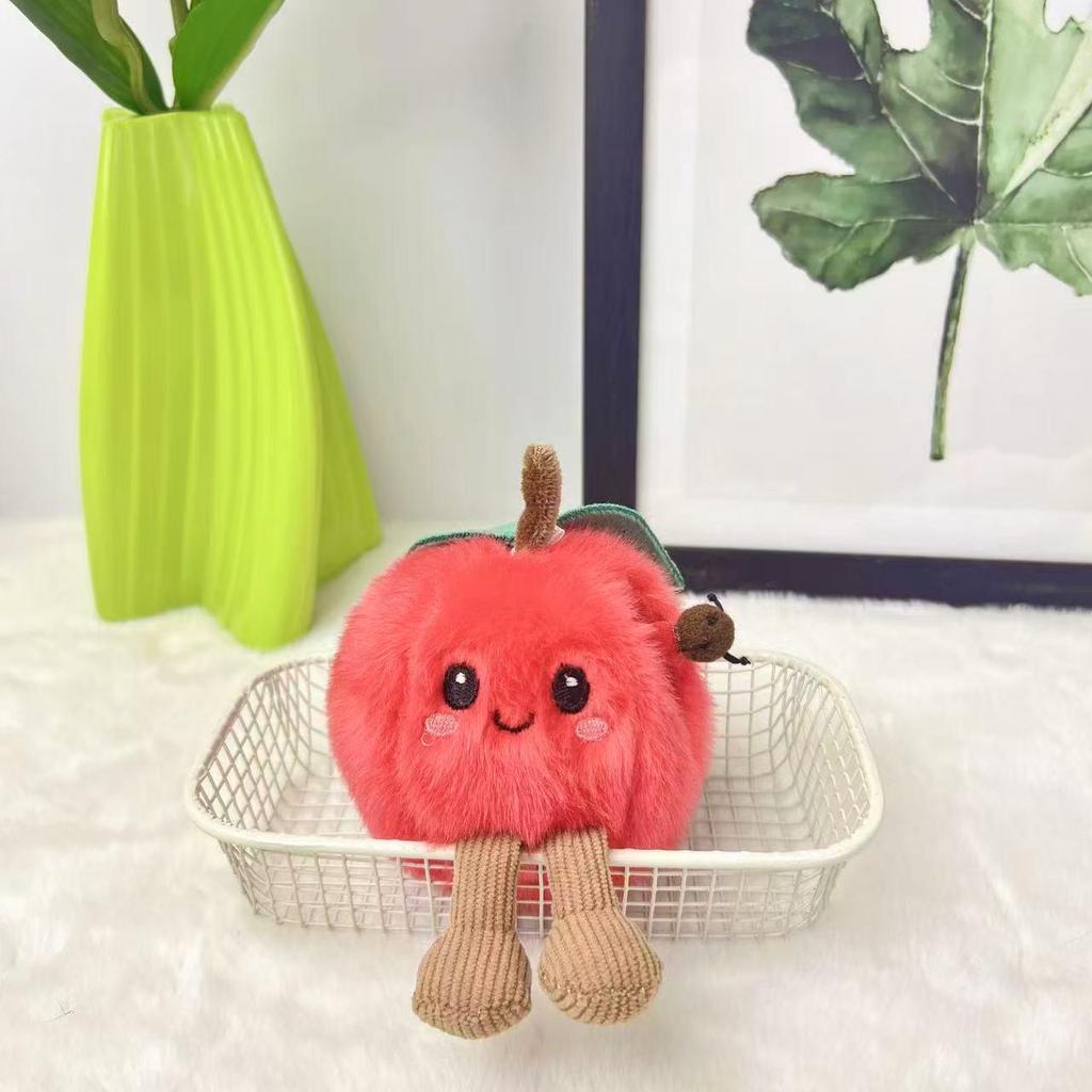 Creative Christmas Apple Ornament Plush Toy Doll