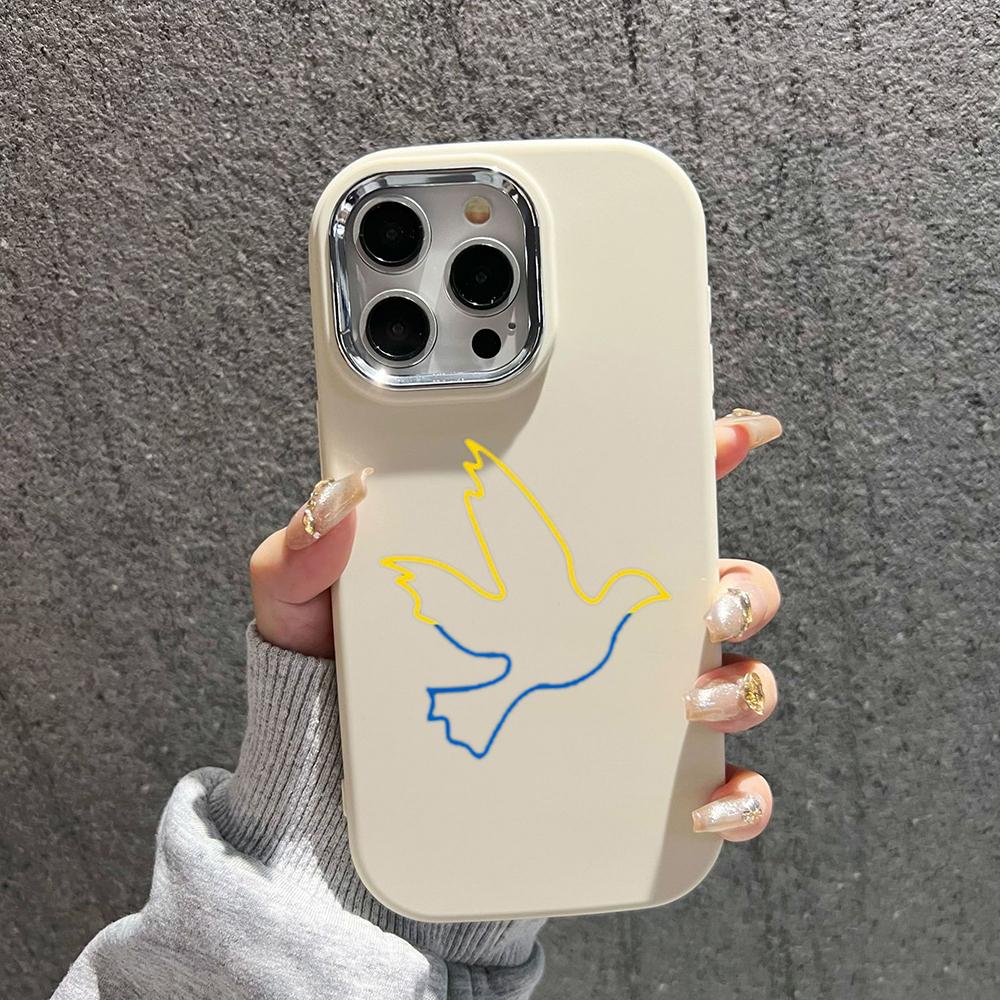 N99 Map Dove Design Weiche Telefonhüllen für iPhone 15 16 Pro Max Xiaomi 11 Lite 5G NE Redmi 13C Note 11s 13 Pro Überzugsrahmen Kameraschutz Rückseite