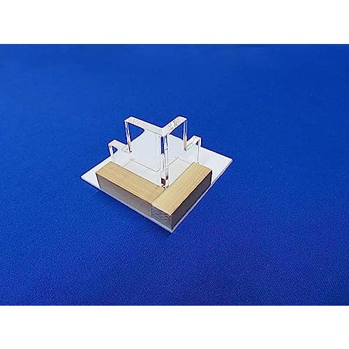Shimomura Alec "Shokunin Katagi" Clear Acrylic Three-Way Right-Angle Triangle for Plastic Models, AL-K219
