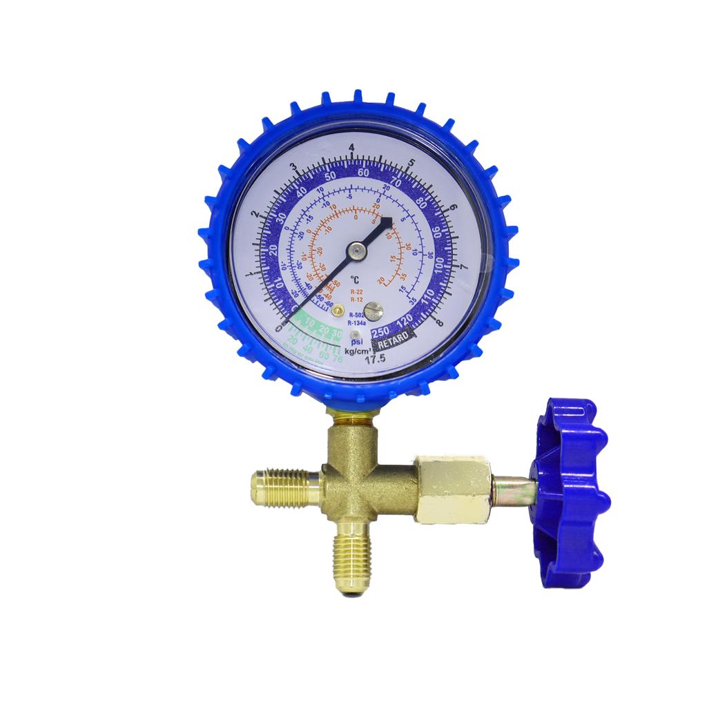 Air Conditioner Refrigerant Pressure Gauge  Kit for R12/R22/R134/R502 with Adapter Hose with Adapter