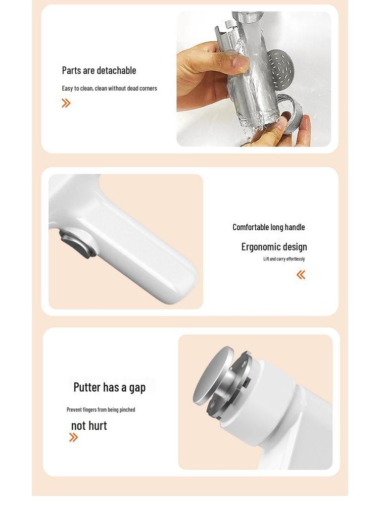 New Handheld Electric Noodle Machine: Portable, Fully Automatic Pressing Gun for Easy Homemade Noodles