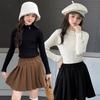 Autumn 2025 Korean Style Versatile Knit Sweater for Girls