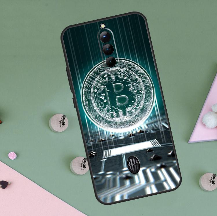 Bitcoin Case For Red Magic 10 9 8 Pro Plus 6 6S 7S 7 Pro 5G 6R RedMagic 10S 8S 9S Pro Plus Cover