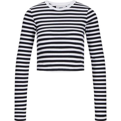 JJXX Womens/Ladies Feline Stripes Crop T-Shirt