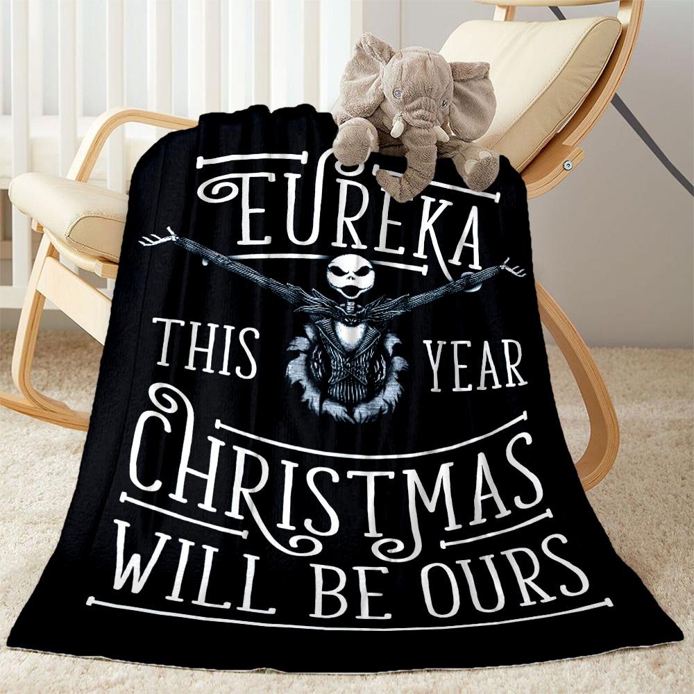 Christmas Nightmare Blanket Soft & Cozy Great for Picnics Bedding Bed All-Season Use Modern Style Unique Gift for Family and Friends Camping