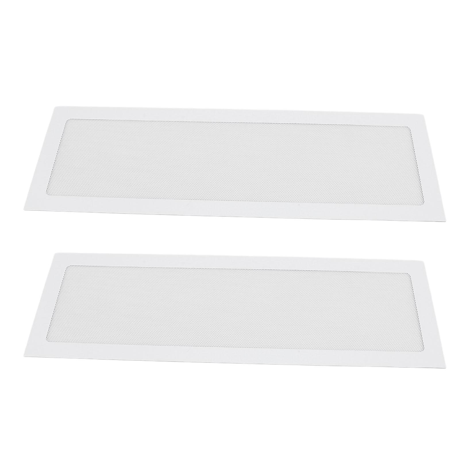 

PC Fan Dust Filter Magnetic Frame Fine Mesh PVC Computer Fan Filter Grills for Computer Cooler Fan PSU 4.72x14.17in 2pcs