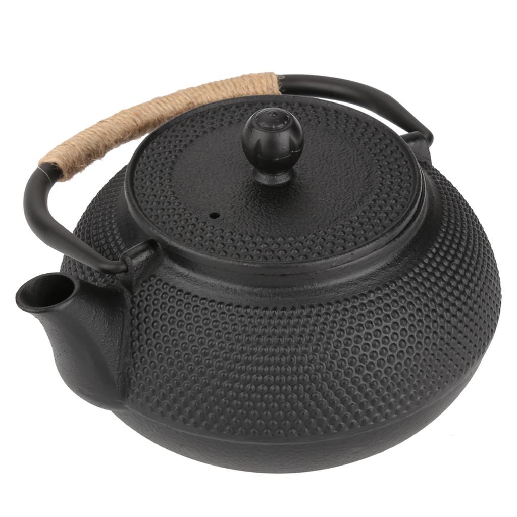 800ml Japanese Style Cast Iron Kettle Teapot Removable Infuser Strainer Tea Pot