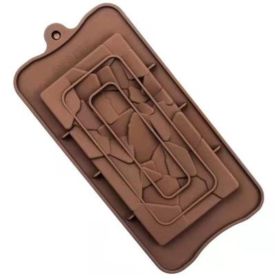 Silicone Chocolate Mold Fondant Patisserie Candy Bar Mould Cake Mode Decoration Jelly Candy DIY Molds Kitchen Baking Accessories