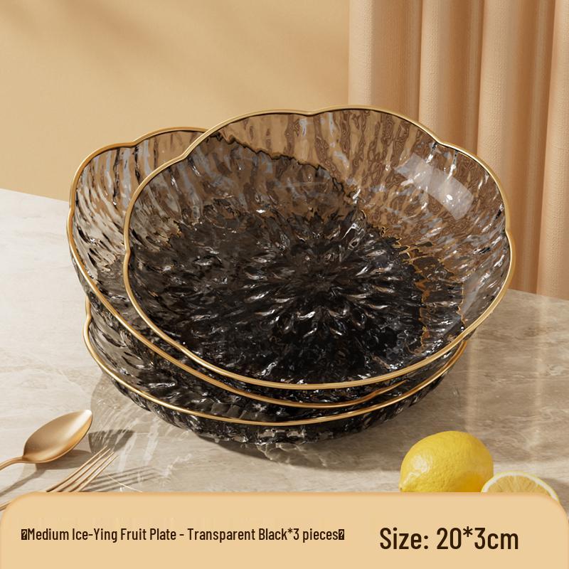 Modern Luxury Fruit and Snack Display Plate for Living Room