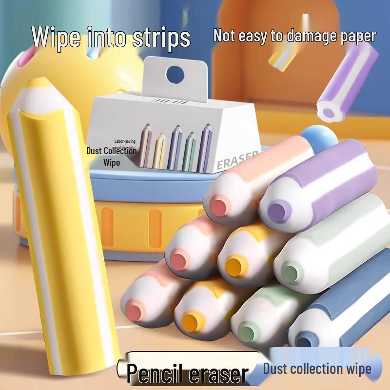 Student Dust-Free Eraser Set: Super Soft 2B and 4B for Clean Erasing