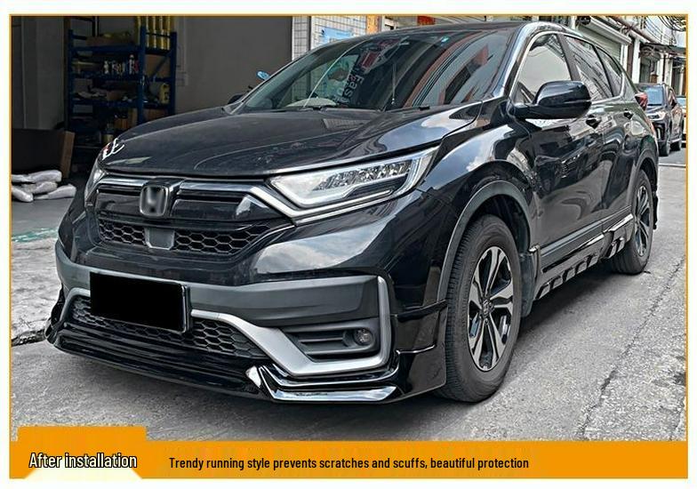 Black Warrior Kit: 21-22 CRV Sport Bumper, Side Skirts, Front Lip, Rear Bumper