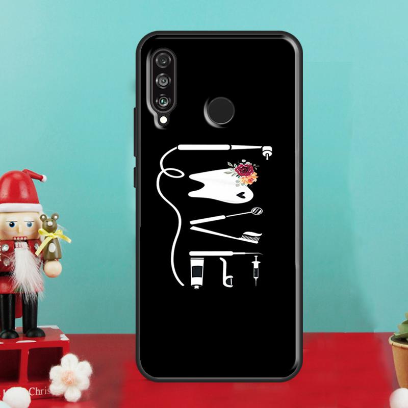 Dentist Tooth Pattern For Huawei Nova 12i 12s 11i 8i 9 10 SE Y90 Y60 Y70 Y72 Y73 Y61 Y91 P30 P40 Lite P60 Pro Case