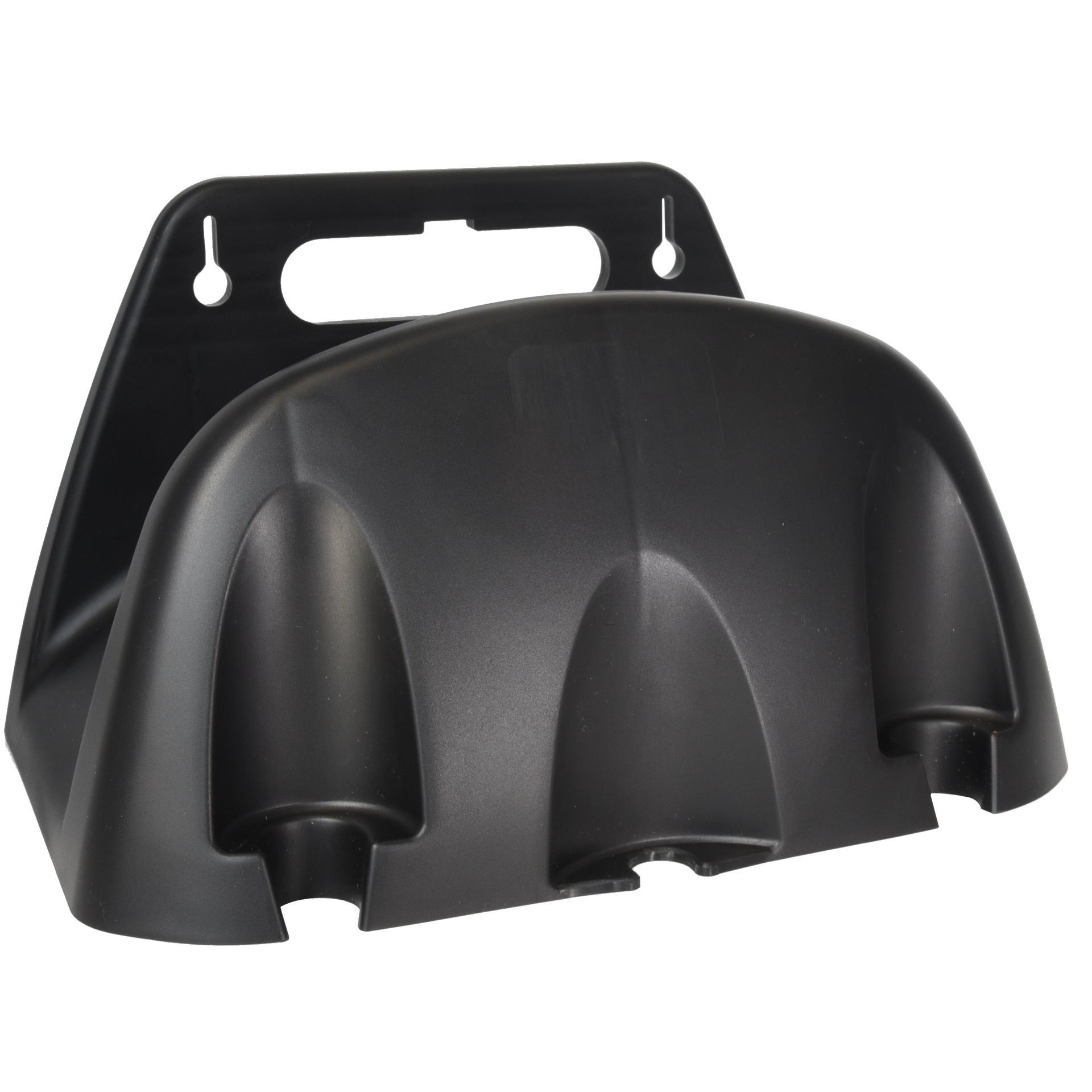 

Настенный самоклеящийся держатель для шланга для автомойки и полива чёрный