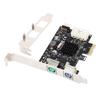 PCIe to PS 2 Adapter Card MCS9990CV Chip Built in USB2.0 Pin PCIe to 2 Ports PS 2 Keyboard Mouse Expansion Card for PC