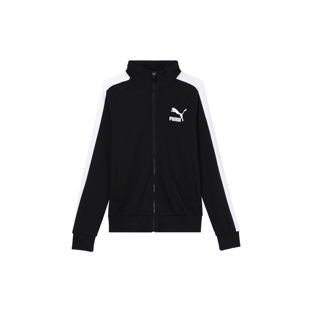 PUMA One Piece Mixed Media Jackets Men's Black Stand Collar Moderate Other 599331-01