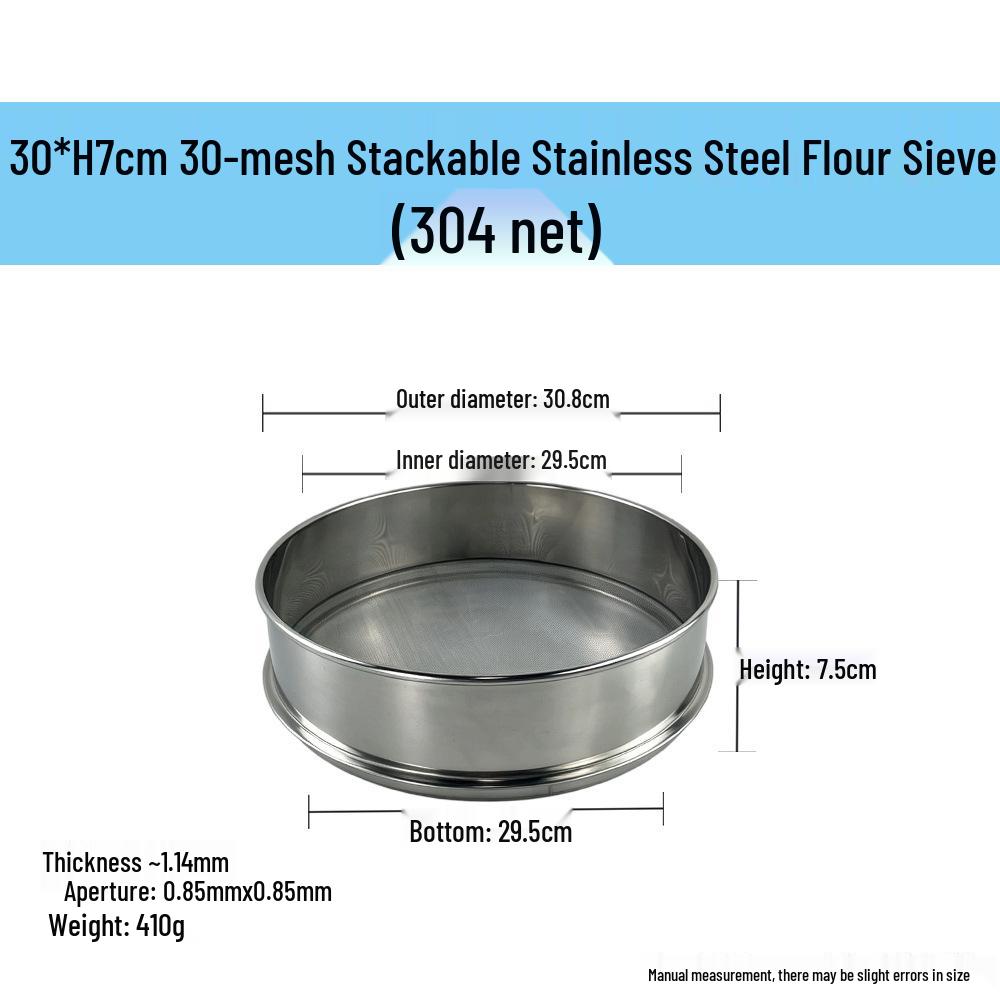 Stainless Steel Fine Mesh Flour and Sugar Sifter Tool