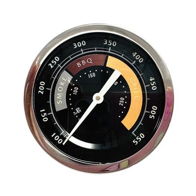 Analog Oven Thermometers Stainless Steeel Thermometers 50-250℃/100-550℉ Round Roasting Temperature Test Meter for Grill