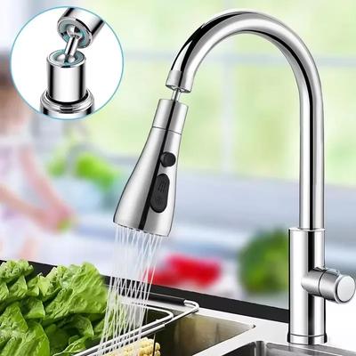Extensor pentru robinet de bucătărie Reglare în trei poziții Spălare cu răzuire puternică Spumă rotativă de 360 ​​° Accesorii pentru duș de bucătărie pentru casă