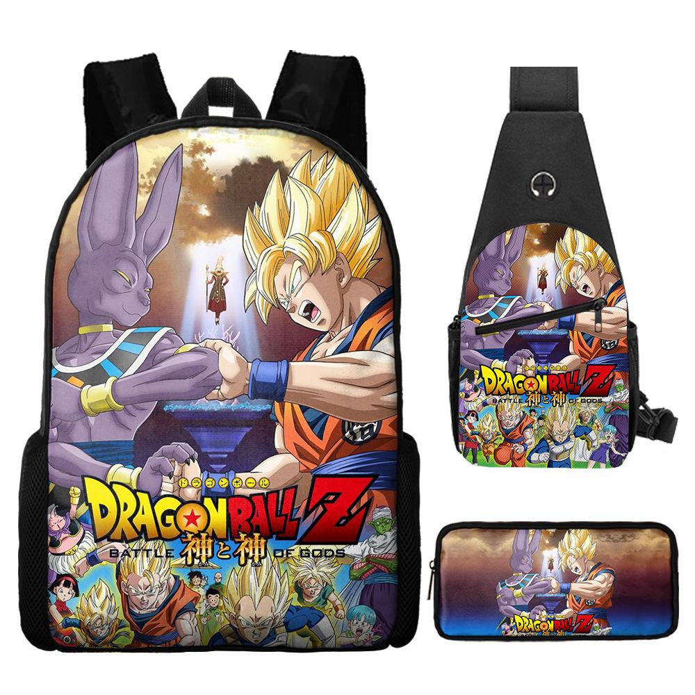 Dragon Ball Dragon Ball Backpack Primary And Secondary School Schoolbag Shoulder Bag Satchel Pencil Case