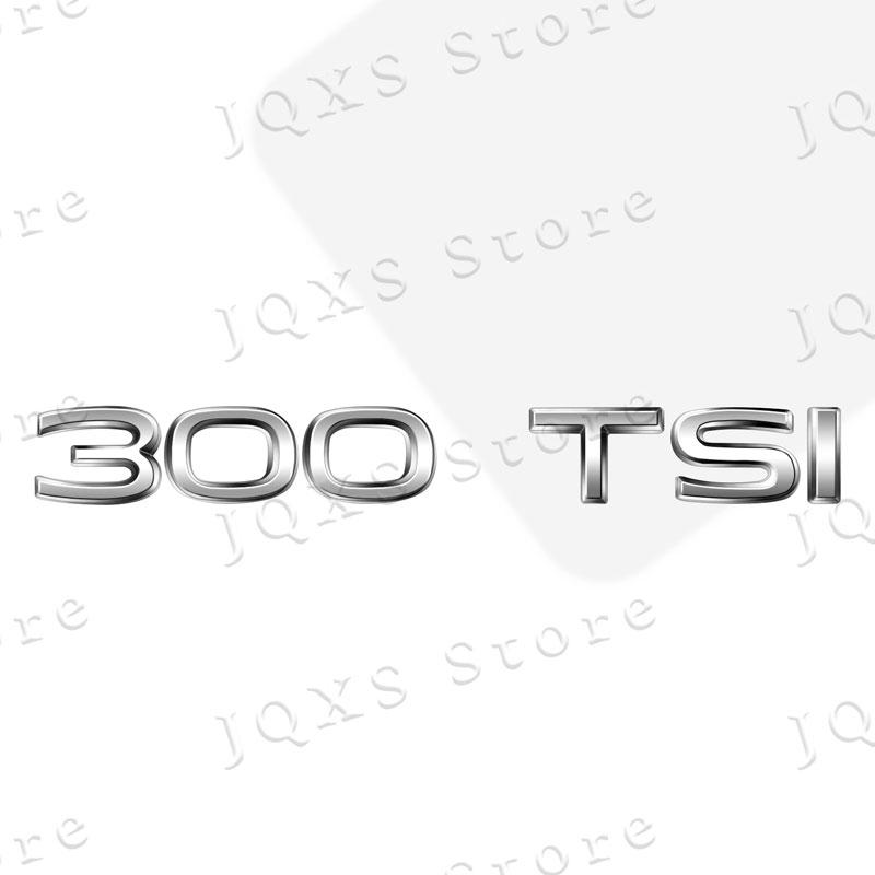 AABIO1 1Pcs 3D Metal Car Decor 300 330 380 280 230 TSI Emblem Badge Auto Bumper Trunk Sticker For Volkswagen Passat MK7 MK6 Jetta Polo