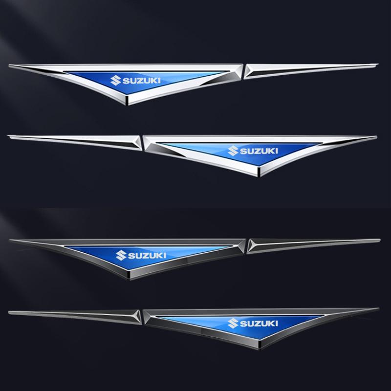 2PCS Car Side Body Badge Fender Sticker for SUZUKI Swift SX4 Jimny Samurai Vitara Xl Alto Liana Ignis Grand Vitara Decoration