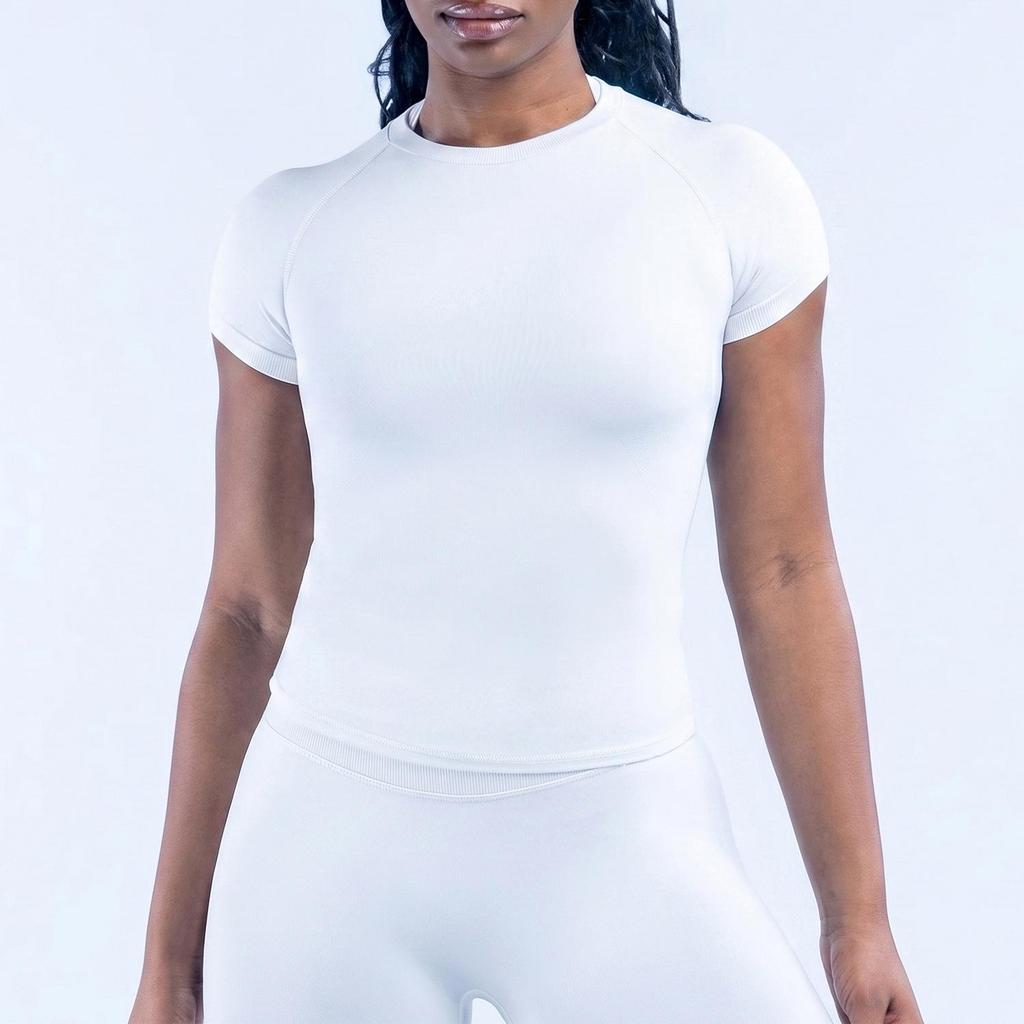 DFYN Wide-Leg Sweatsuit: Loose Sweatpants & Short-Sleeve Top for Yoga and Casual Wear