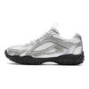 Fila Pebble Ballet Shoes Fashion Versatile Liquid Silver Shock Absorbing Non-Slip Low-Top Casual Shoes Women Shoes Silver-Gray White F12W432106FSW