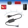 1000MA USB To 12V DC3.5x1.35 Elbow Charging Cord For Portable Fan LED Lamp Home Routers 35cm 1Pc