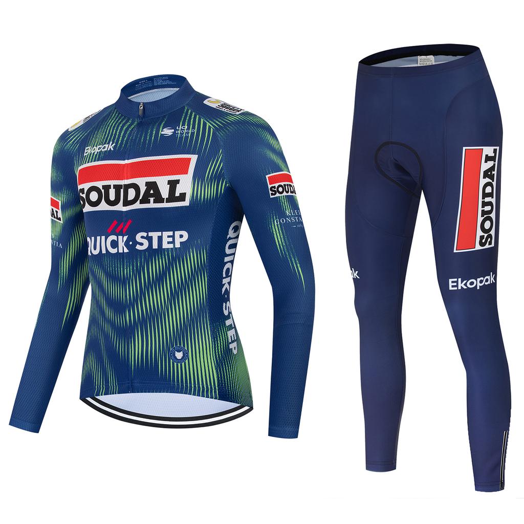 2026 Nuevo Traje de Ciclismo de Manga Larga Primavera y Verano Tour de Francia Bicicleta de Carretera Secado Rápido Transpirable Traje de Ciclismo