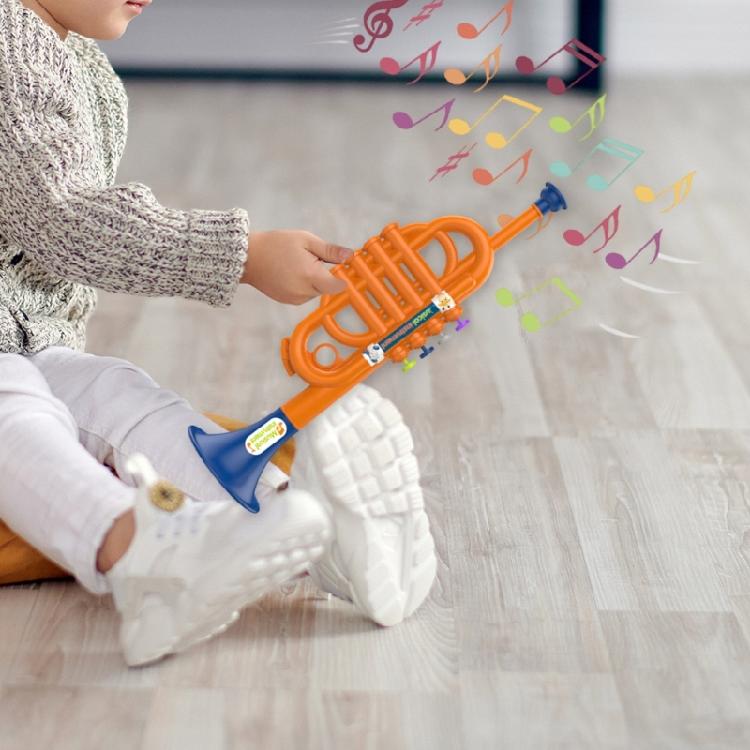 Children Musical Trumpet Toy Promotes Music Enlightenments Safe Music Instrument Toy for Kindergarten Kids Learning