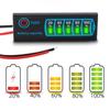 1/5/10PCS DC5V-30V 2-8S Battery Level Indicator Li-ion Battery Li-FePO4 Battery Capacity Display Tester Triple Mode Switching