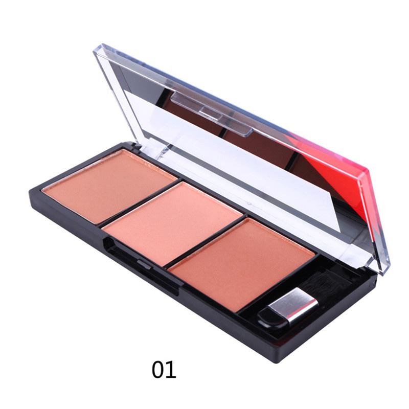 Natural Red Cheeks Cheeks Makeup Eye Shadow Make-up Powder and Blush