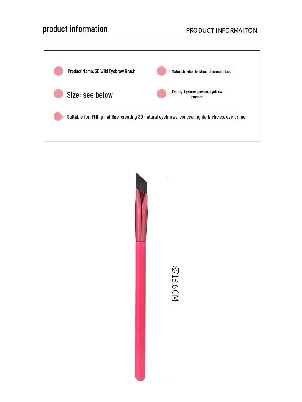 Wild Multi-functional Angled Eyebrow and Concealer Brush