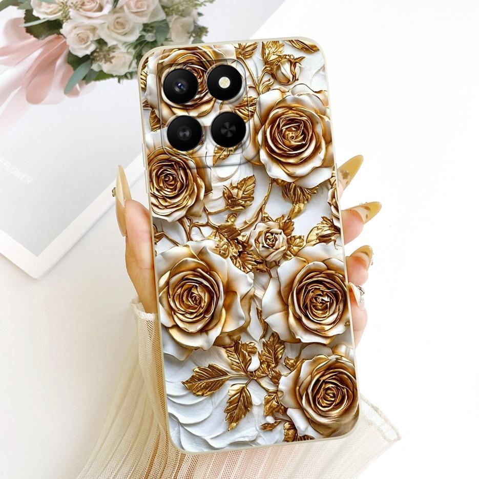 Etui For Honor 400 Smart 5G LGN-NX1 Urocze Śmieszne Kreskówkowe Pokrowiec Odporne na Wstrząsy Etui na Telefon Dla Honor X7d 4G HonorX7d 5G Miękkie Pokrowce Torby