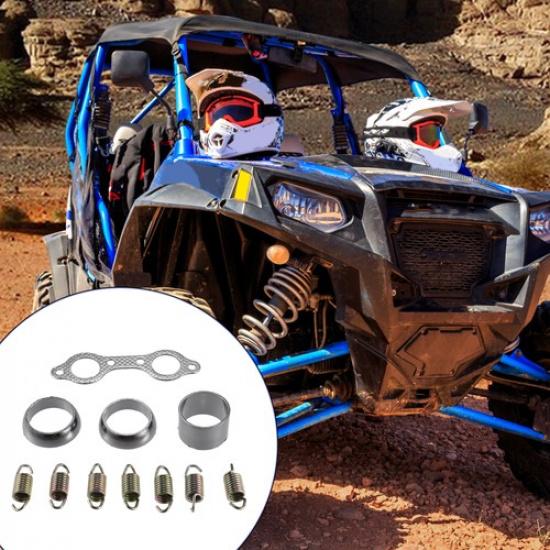 Прокладка коллектора выхлопной трубы Глушитель Пружина Комплект для ремонта для Polaris RZR 1 комплект